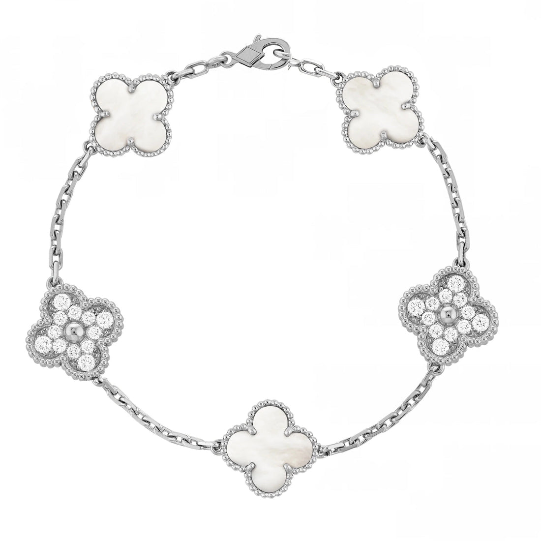 CHLOÉ DIAMOND BRACELET SILVER