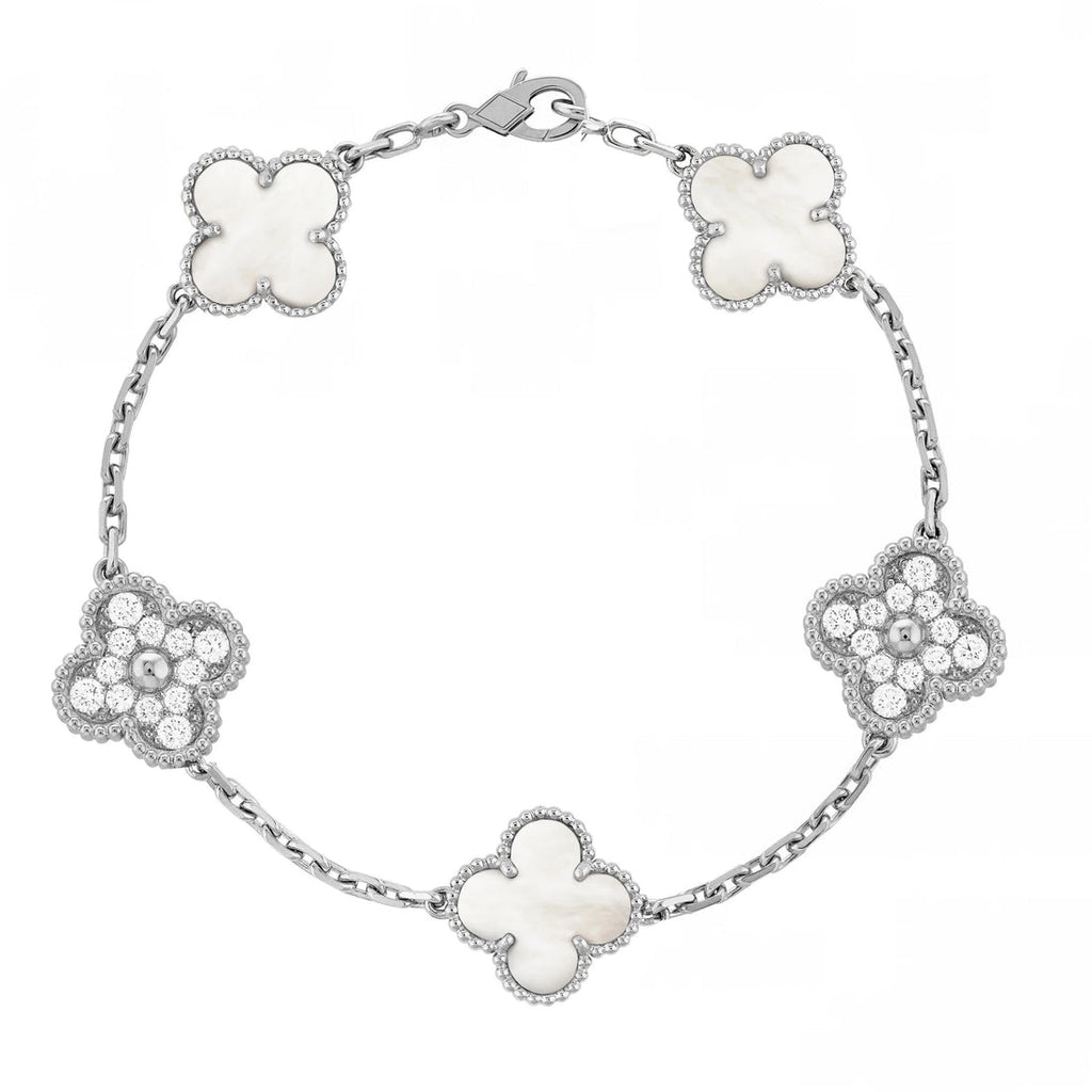 CHLOÉ DIAMOND BRACELET SILVER