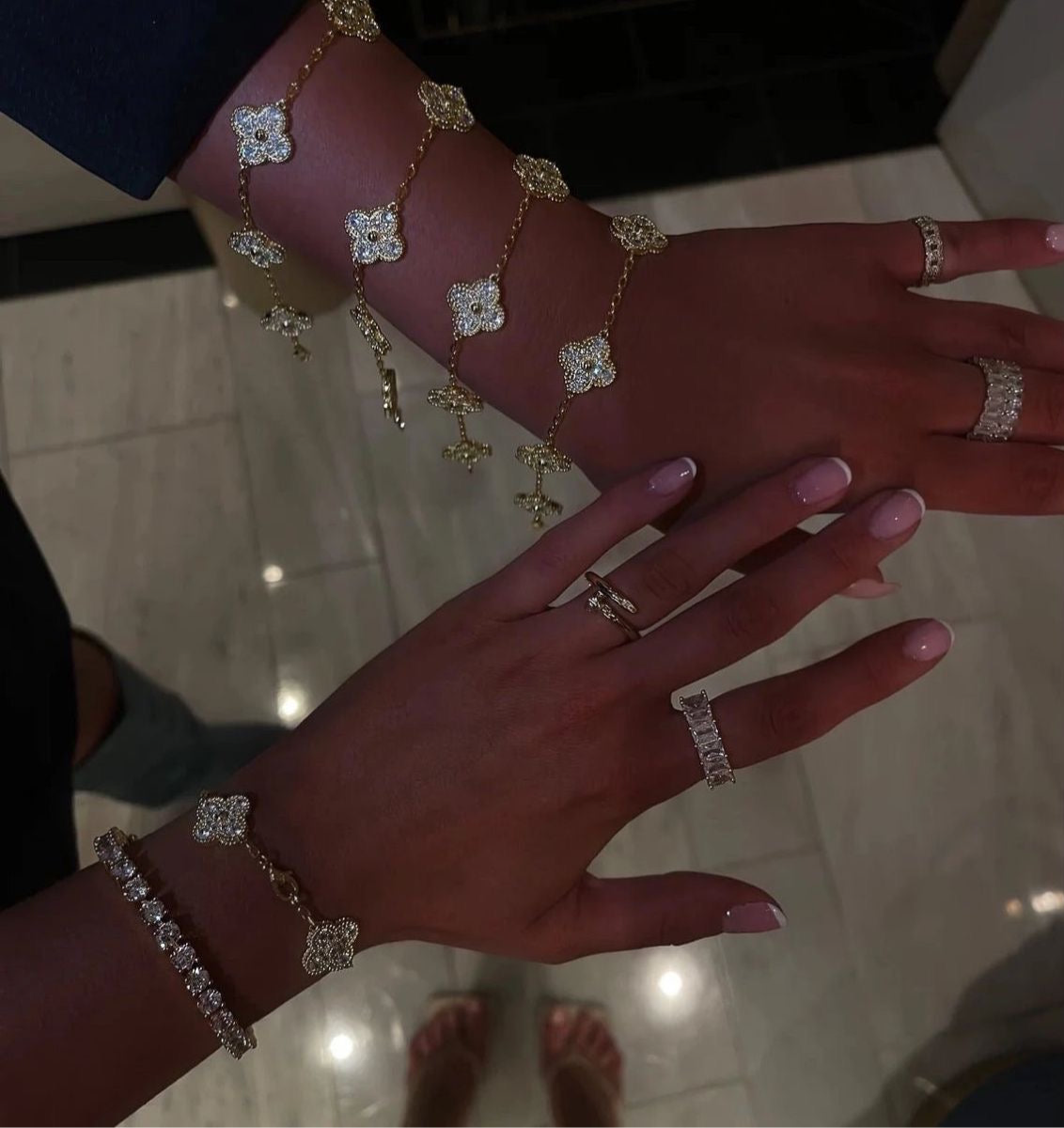 CHLOÉ DIAMOND BRACELET GOLD