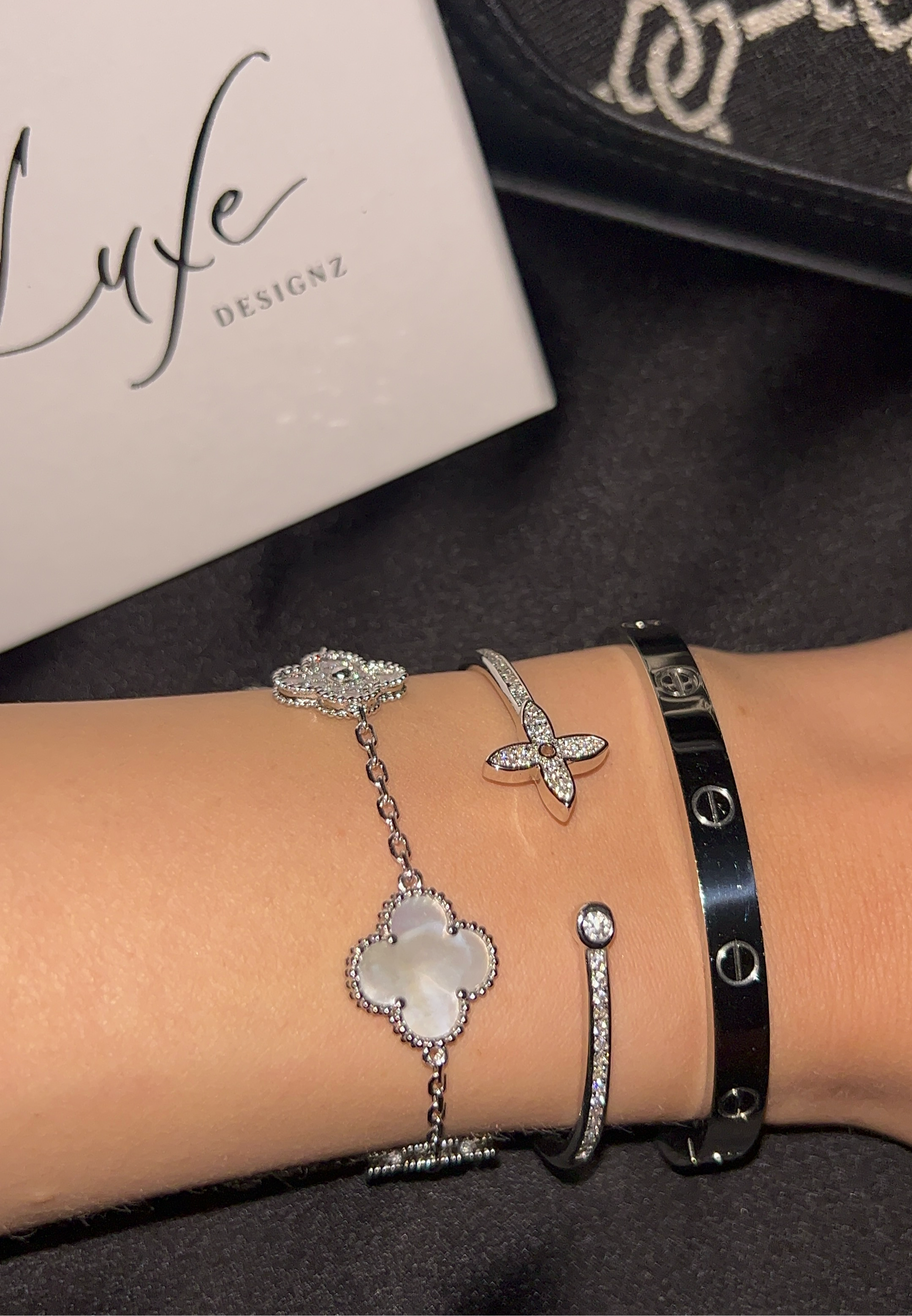 CHLOÉ DIAMOND BRACELET SILVER