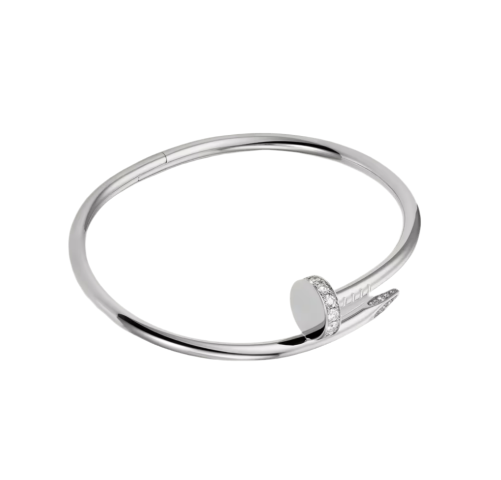 NAIL BRACELET SILVER