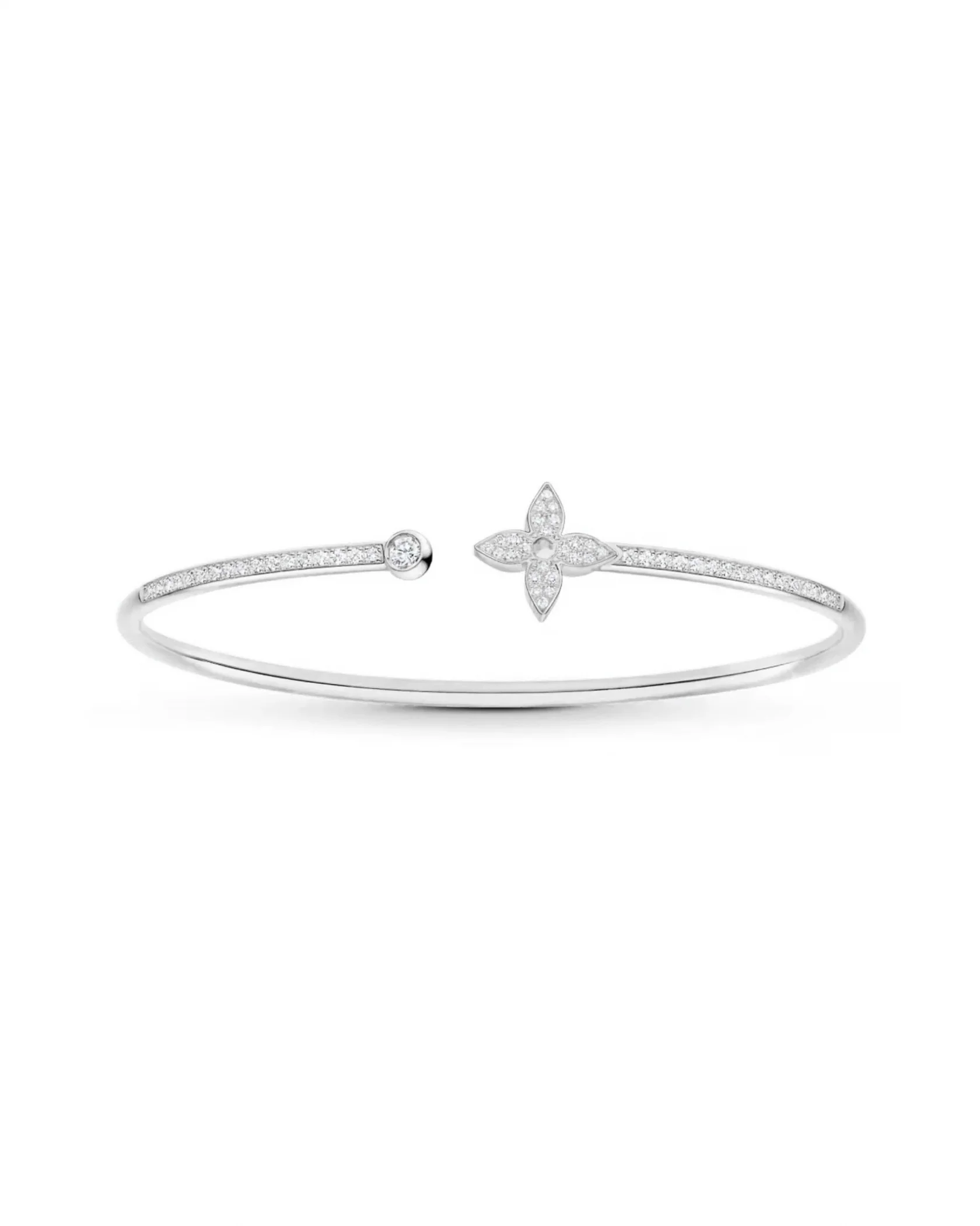 LUCY CUFF BRACELET SILVER