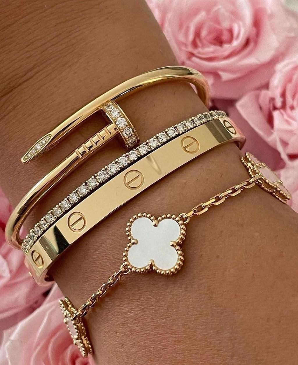 CHLOÉ PEARL BRACELET GOLD